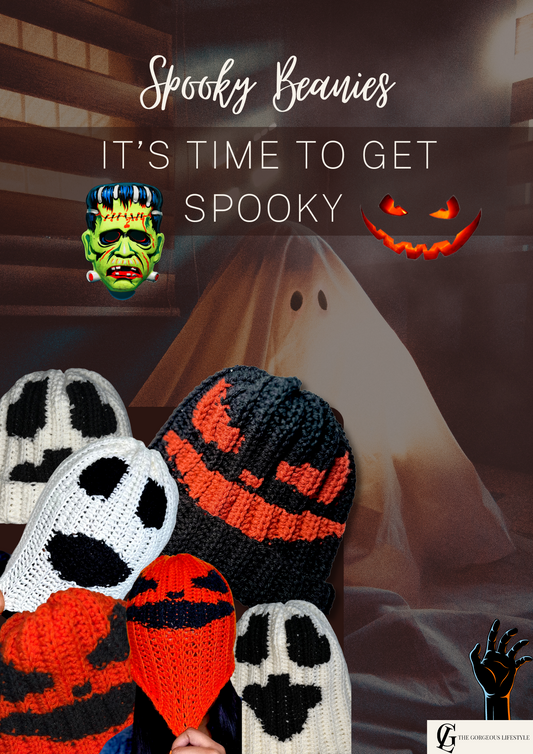 Spooky Halloween Crochet Beanies-Patterns Collection