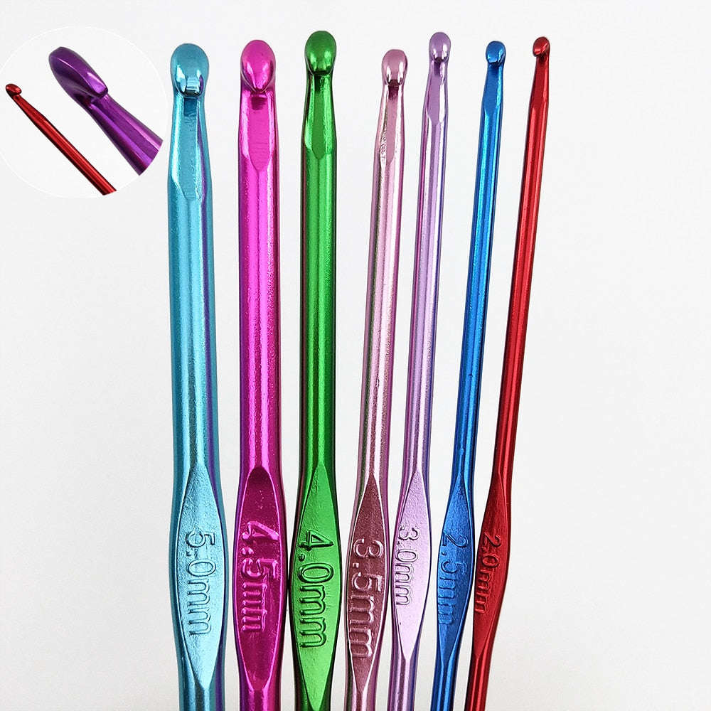 Single Piece Crochet Hooks 2.5-10mm