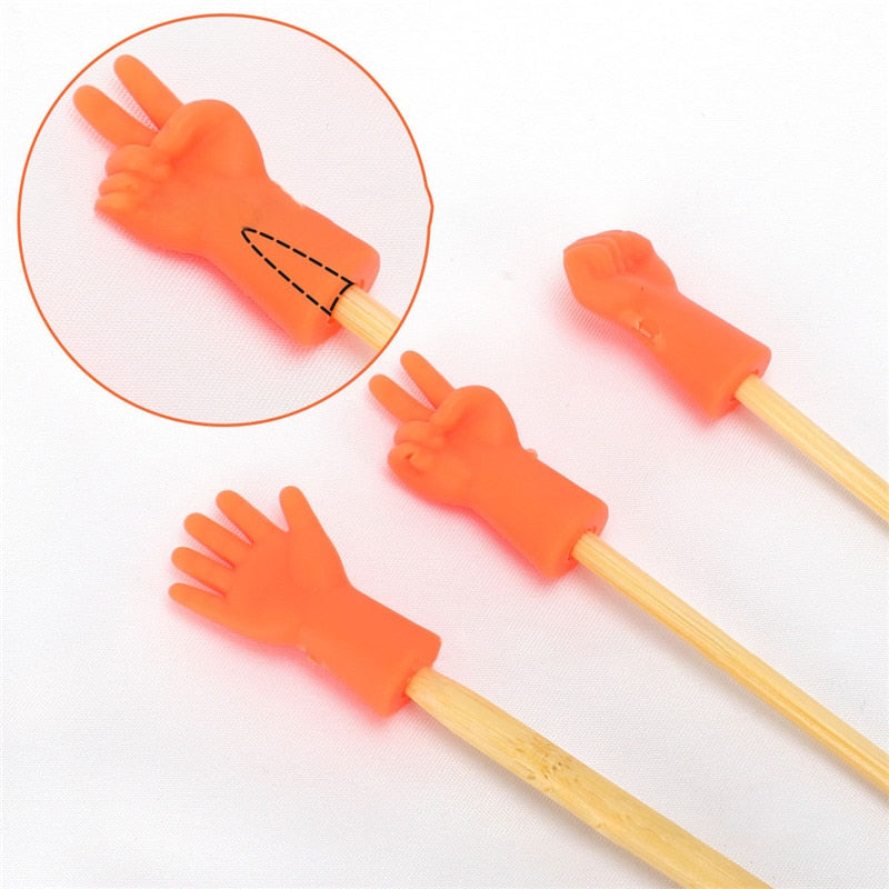 Premium Silicone Knitting Needle Point Protectors, high-quality knitting protectors, silicone point protectors, knitting supplies, knitting needle accessories, buy knitting point protectors online, durable knitting needle protectors, flexible needle point protectors, knitting safety accessories, non-slip knitting point protectors, colorful knitting protectors, knitting needle care