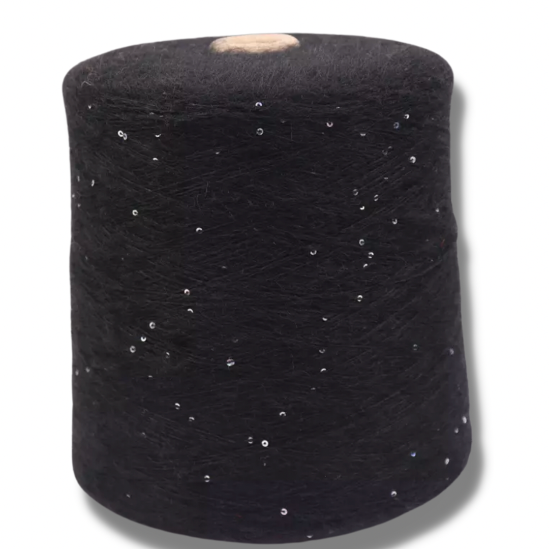 Best mohair yarn, soft texture, mohair fibers, luxurious yarn for knitting, high-quality crochet material, crafting essential, natural sheen, premium quality mohair, spun threads, top-rated knitting yarn, warm hue, cozy feel for winter projects, artisanal craft supply, fluffy consistency, buy mohair yarn online, durable yarn for wearables, sought-after yarn brand, best yarn for the summer, best yarn for winter, black sequin yarn