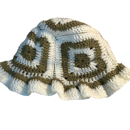 Granny square bucket hats