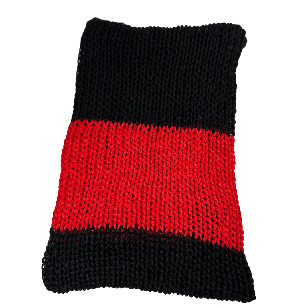 Not your average beanie ~ Black & Red