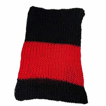 Not your average beanie ~ Black & Red