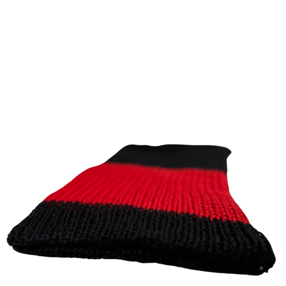 Not your average beanie ~ Black & Red