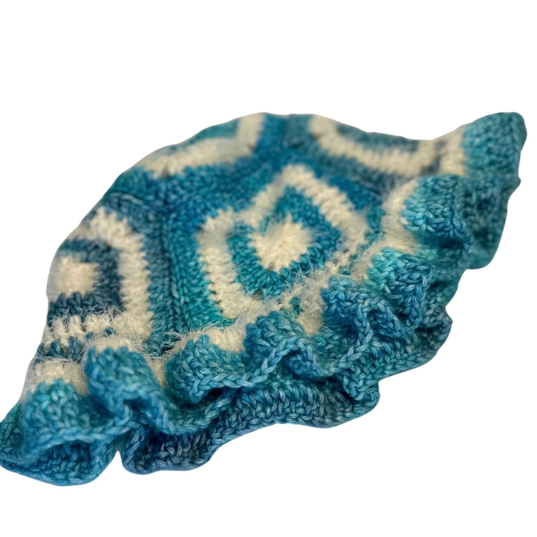 Granny square bucket hats