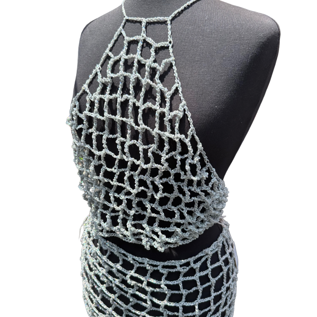 The Halter Top and Skirt cover up
