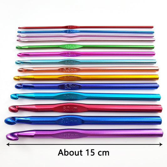 Single Piece Crochet Hooks 2.5-10mm