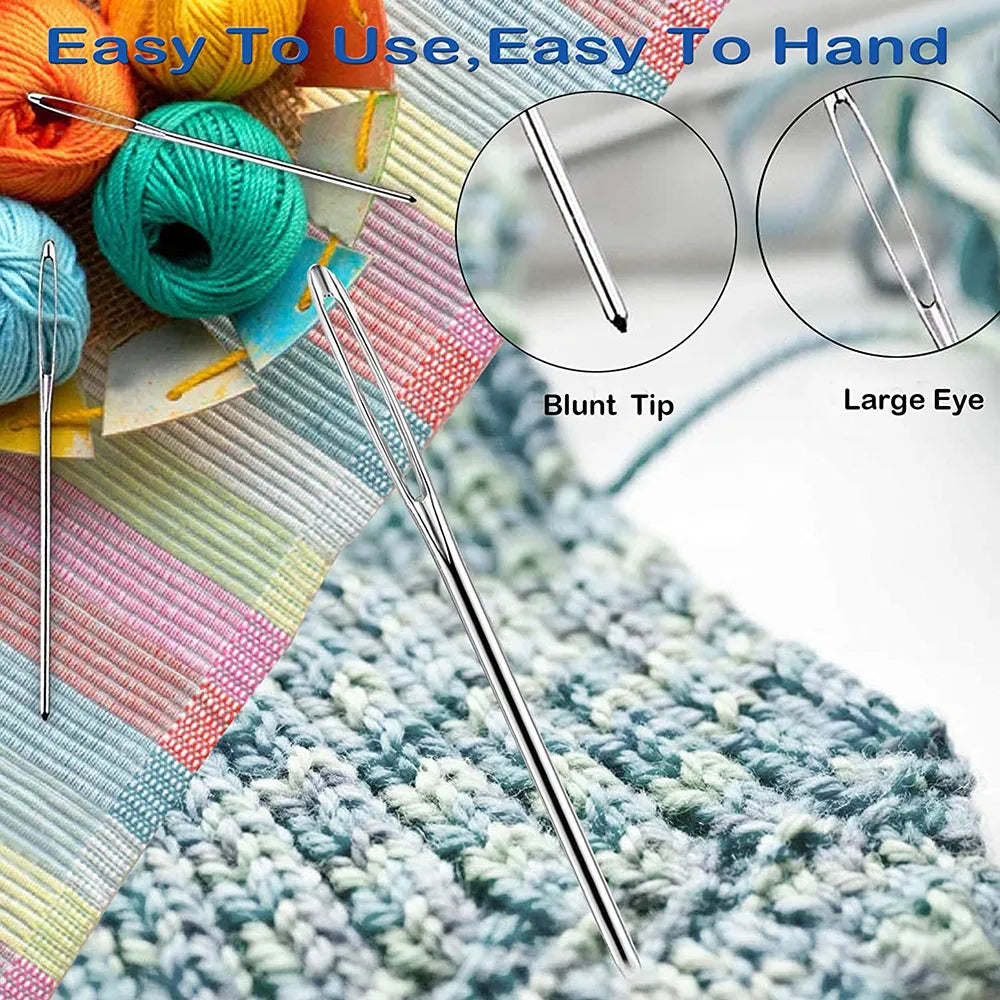 26pcs Sewing Kit For Knitting and Crochet & Stitch Markers Tools