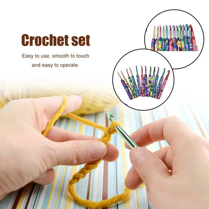 Crochet hooks set, aluminum crochet hooks, vintage crochet hooks, colorful crochet set, best crochet hooks for beginners, durable crochet tools, crochet hook sizes, comfortable grip crochet hooks, crochet tools for sale, high-quality crochet hooks, crochet kit essentials, lightweight crochet hooks, travel-friendly crochet tools, crochet hook variety pack, premium crochet set, crafting tools, DIY crochet kit, crochet needle sizes, elegant crochet design, top-rated crochet hooks