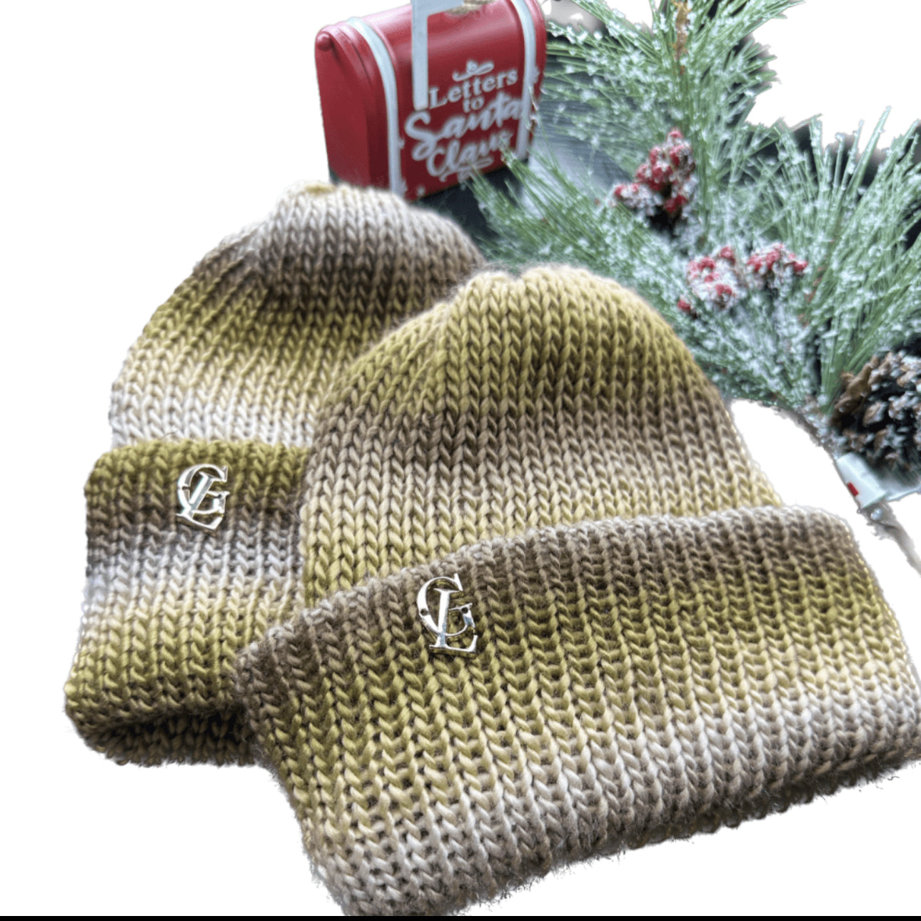 Mommy and me double layered beanie kid set