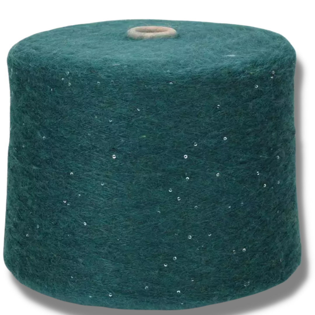 Best mohair yarn, soft texture, mohair fibers, luxurious yarn for knitting, high-quality crochet material, crafting essential, natural sheen, premium quality mohair, spun threads, top-rated knitting yarn, warm hue, cozy feel for winter projects, artisanal craft supply, fluffy consistency, buy mohair yarn online, durable yarn for wearables, sought-after yarn brand, best yarn for the summer, best yarn for winter, Christmas deep green sequin yarn